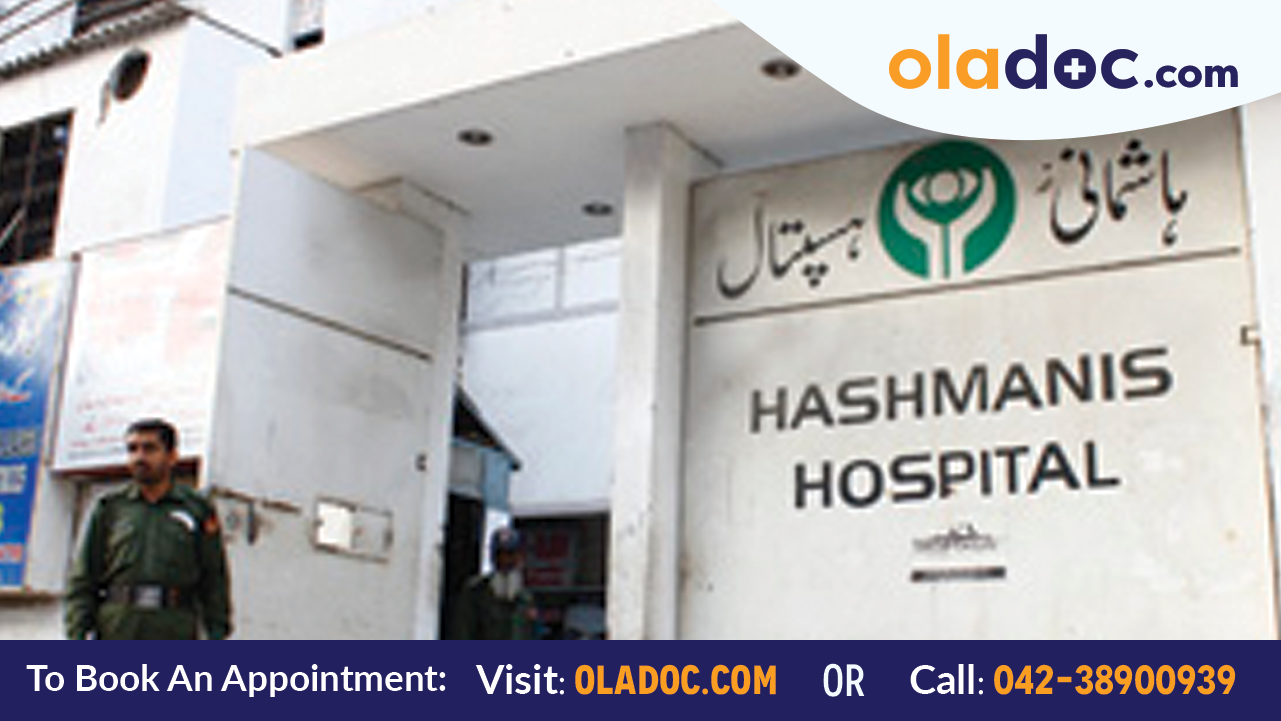 Main Entrance of Hashmanis Hospital Karachi (Saddar)